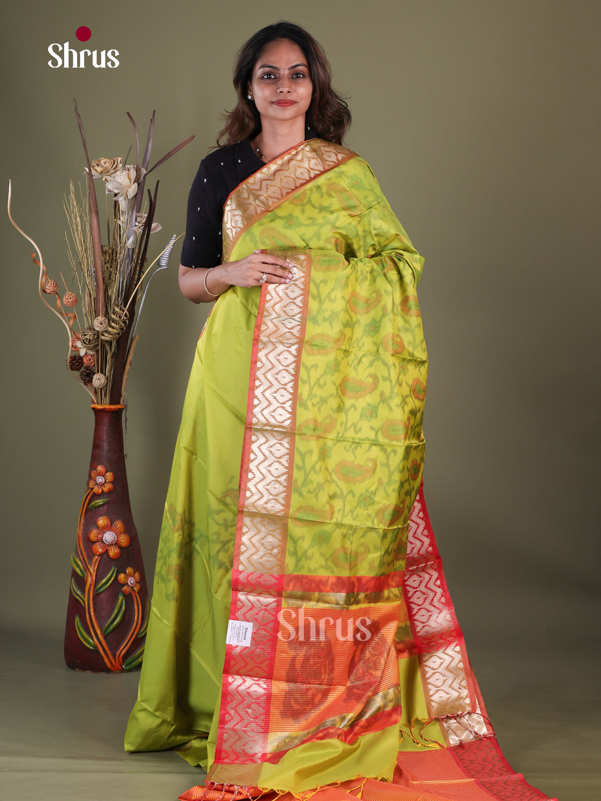 Semi Pochampally Saree - EFS30214