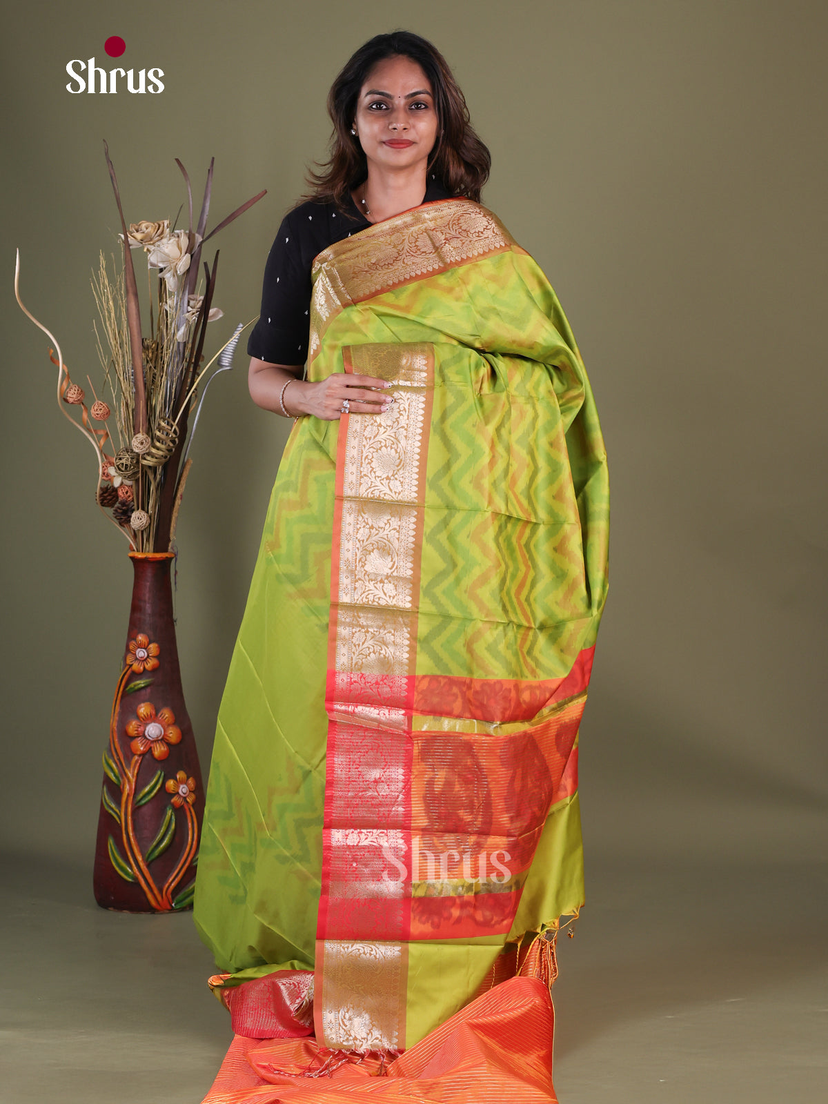 Semi Pochampally Saree - EFS30217