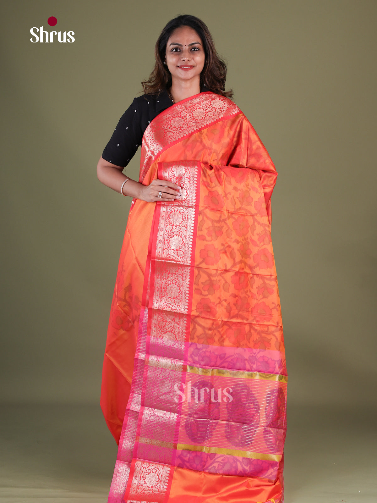 Semi Pochampally Saree - EFS30233