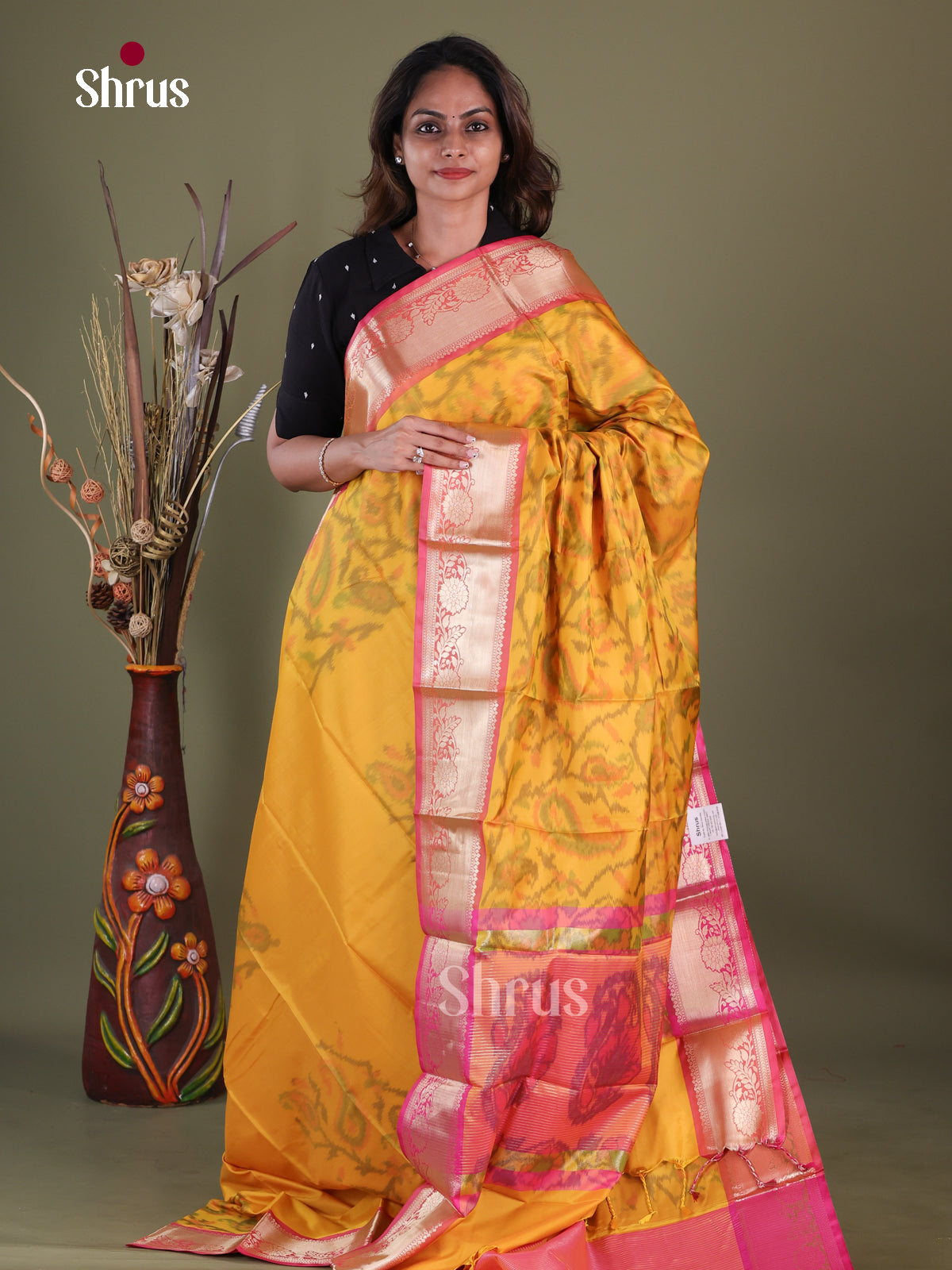 Semi Pochampally Saree - EFS30238