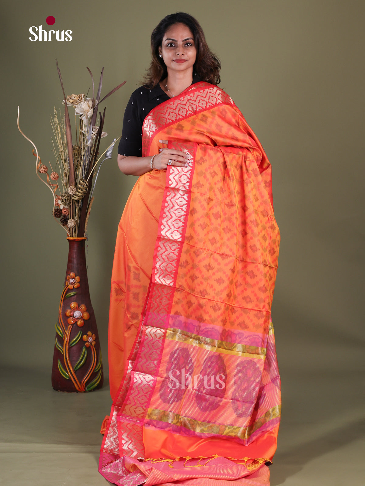 Semi Pochampally Saree - EFS30261