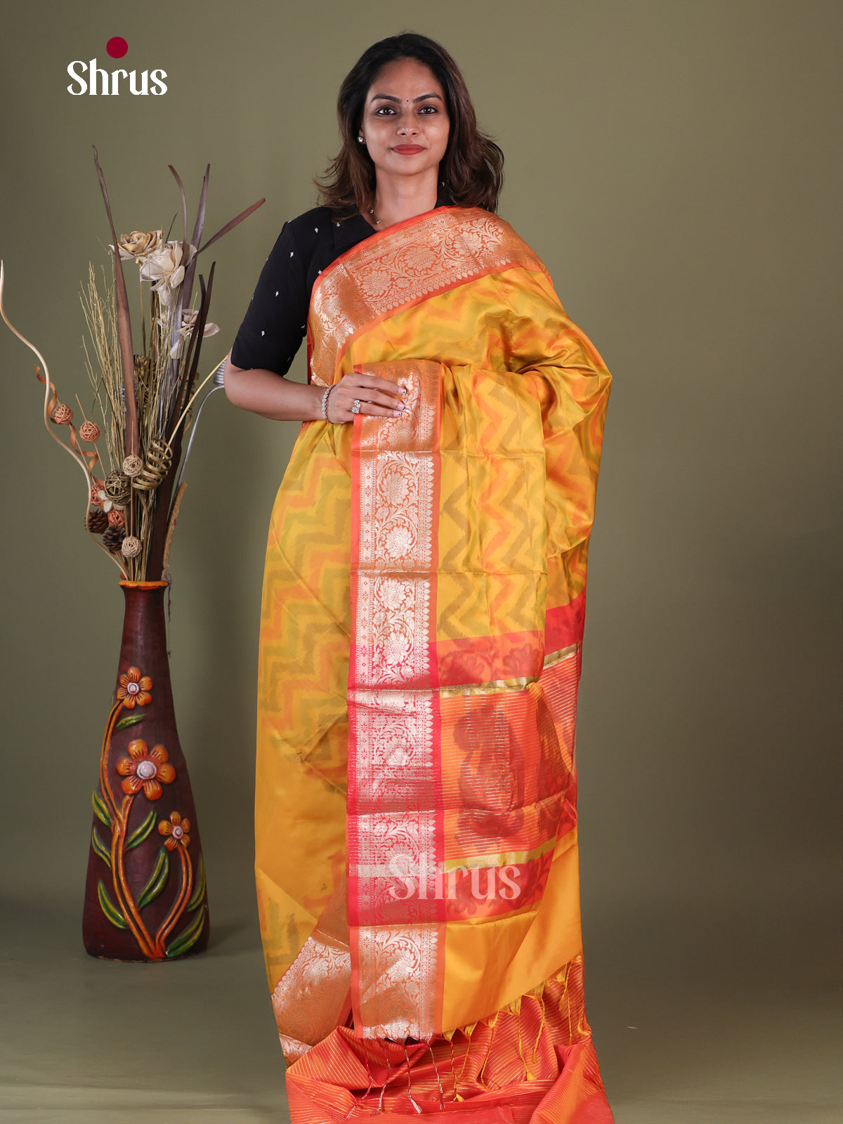 Semi Pochampally Saree - EFS30267