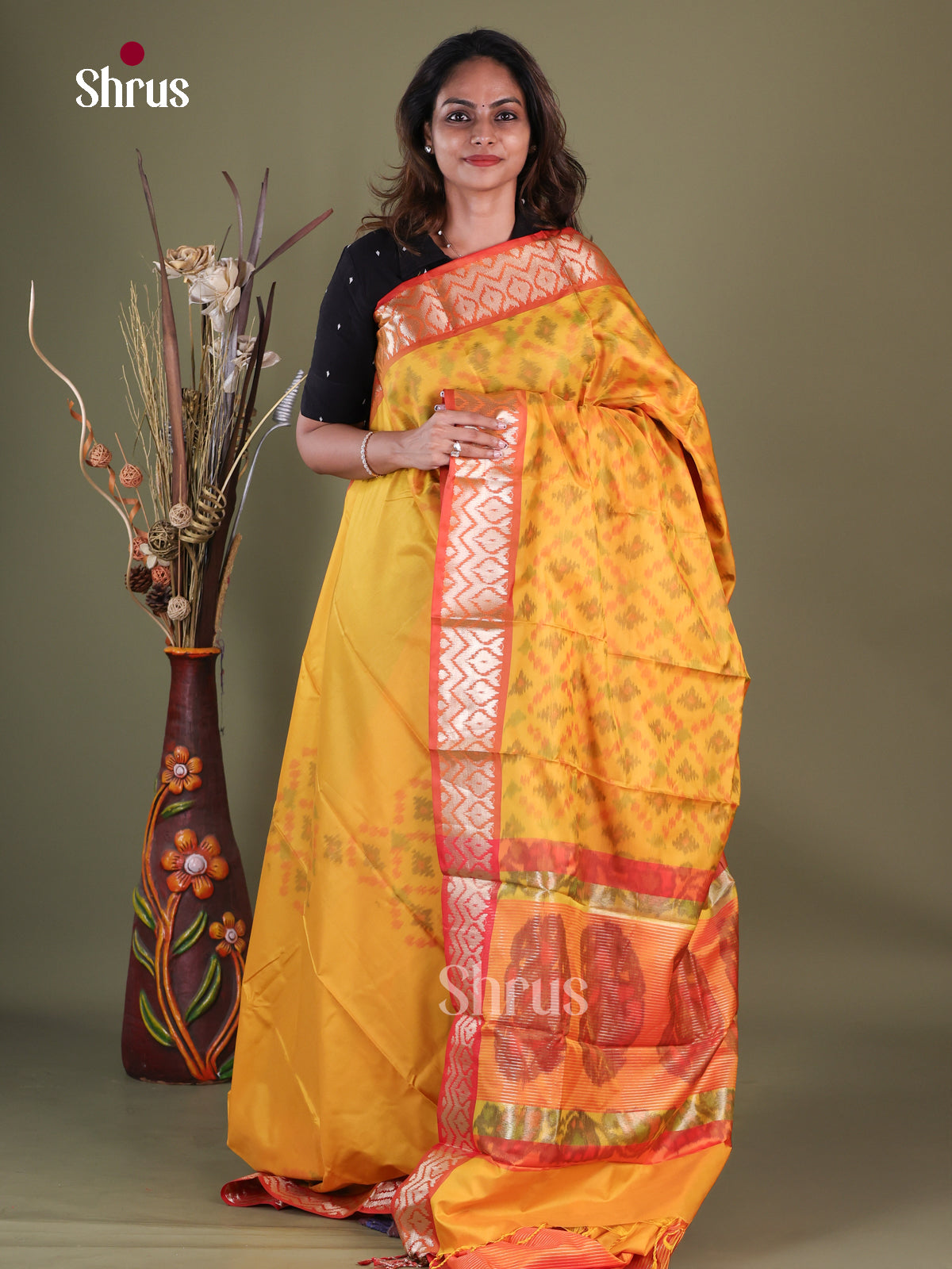 Semi Pochampally Saree - EFS30268