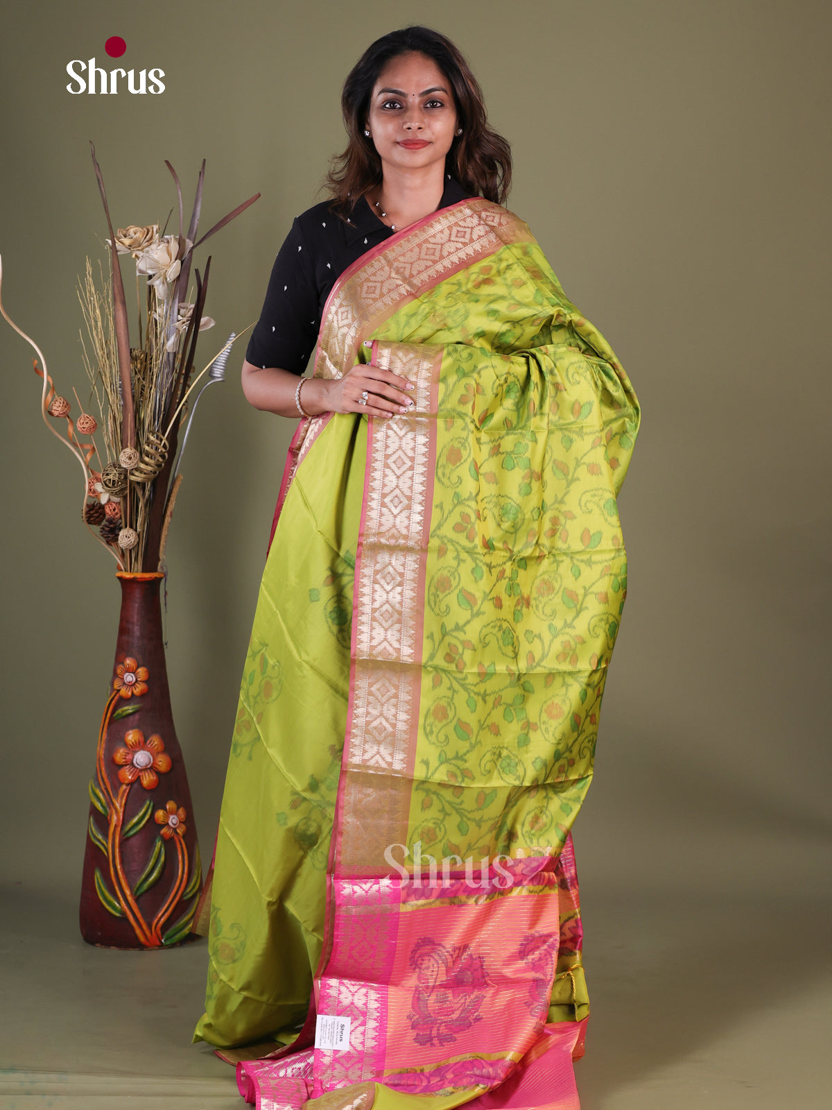Semi Pochampally Saree - EFS30280