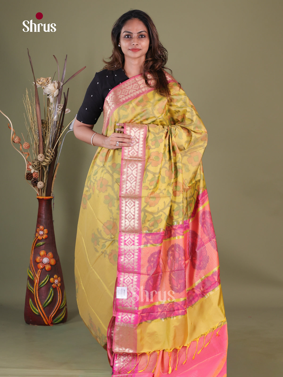 Semi Pochampally Saree - EFS30283