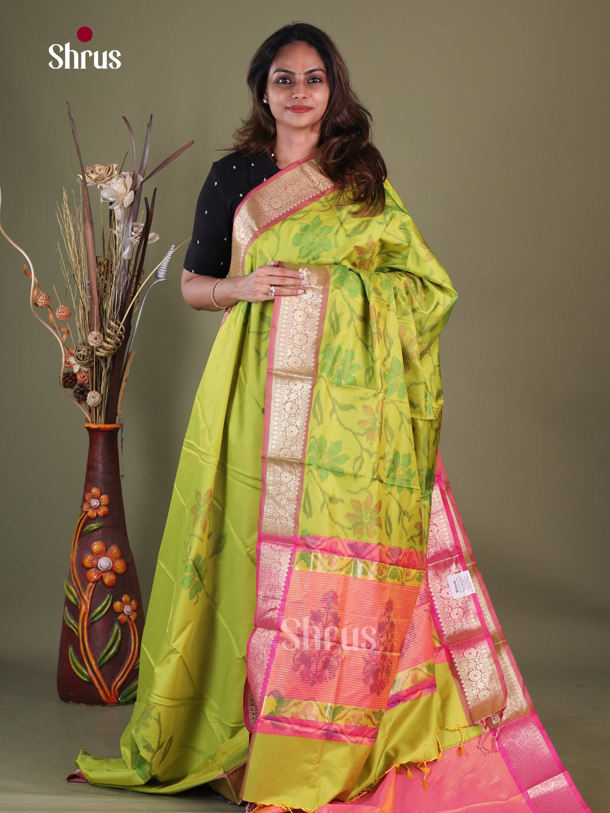Semi Pochampally Saree - EFS30285