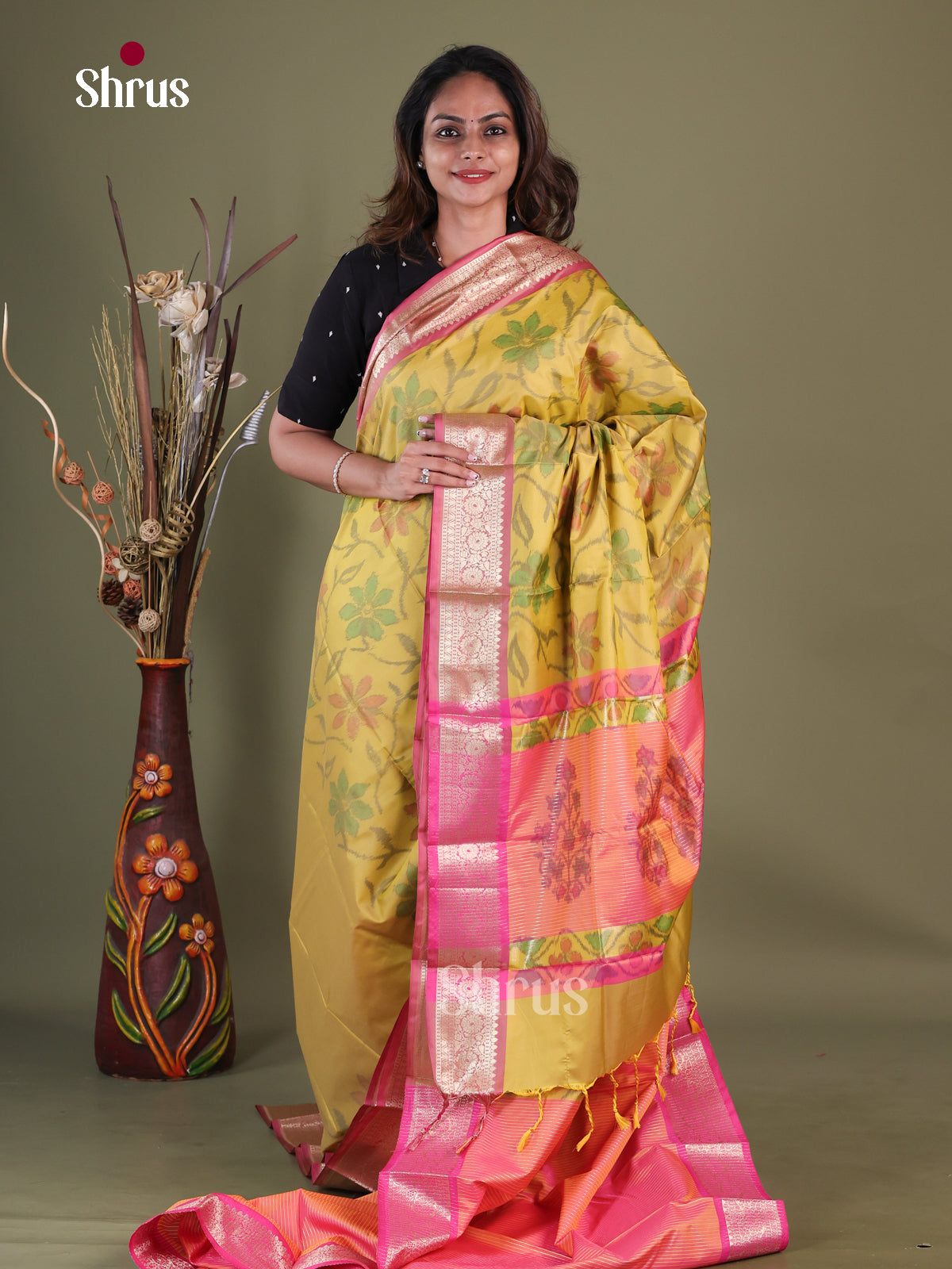 Semi Pochampally Saree - EFS30287