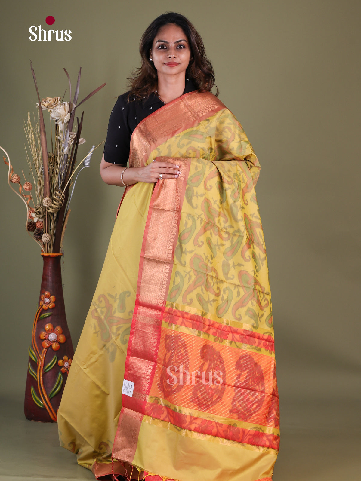 Semi Pochampally Saree - EFS30288