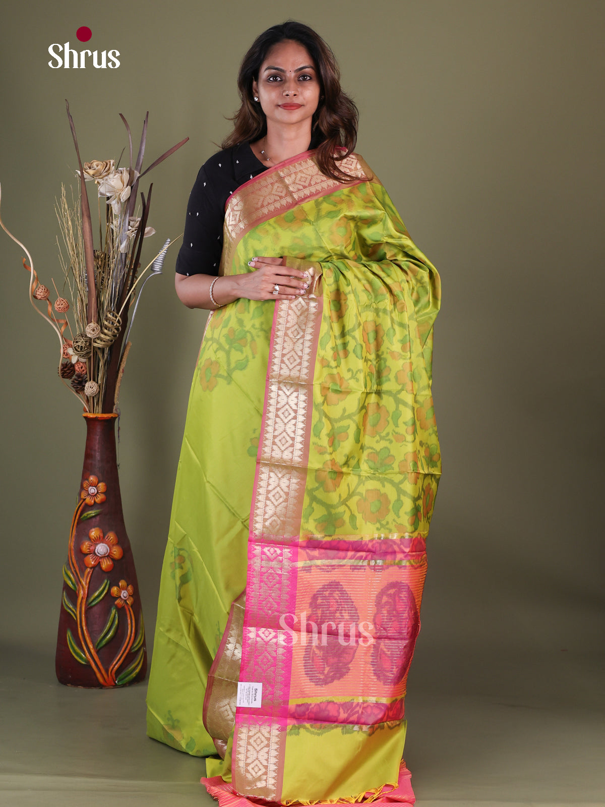 Semi Pochampally Saree - EFS30291