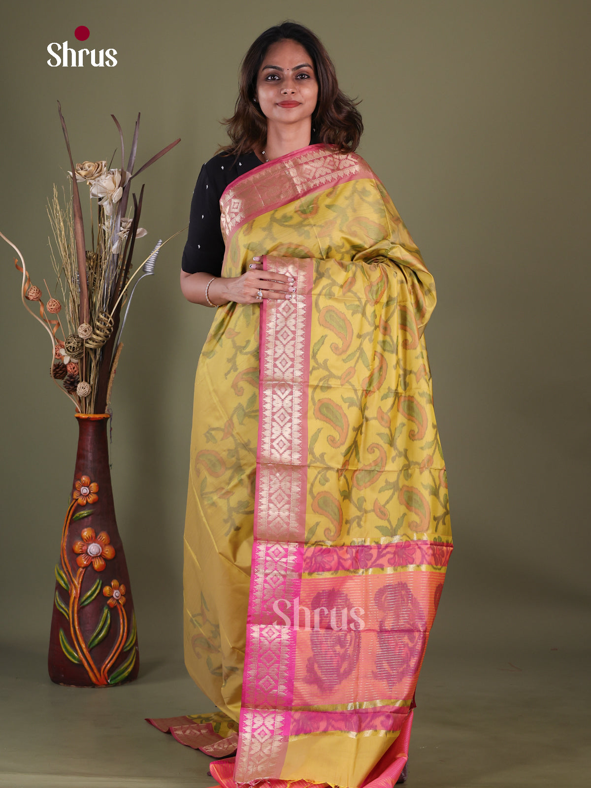 Semi Pochampally Saree - EFS30292