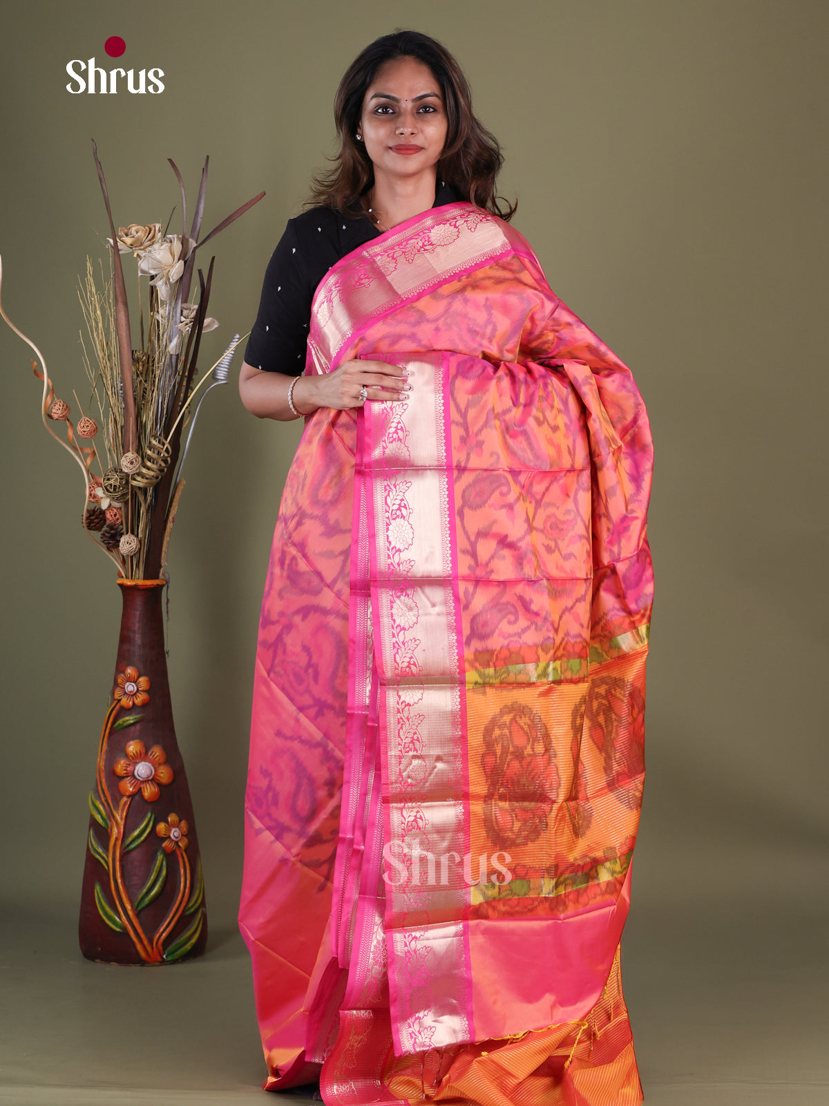 Semi Pochampally Saree - EFS30293