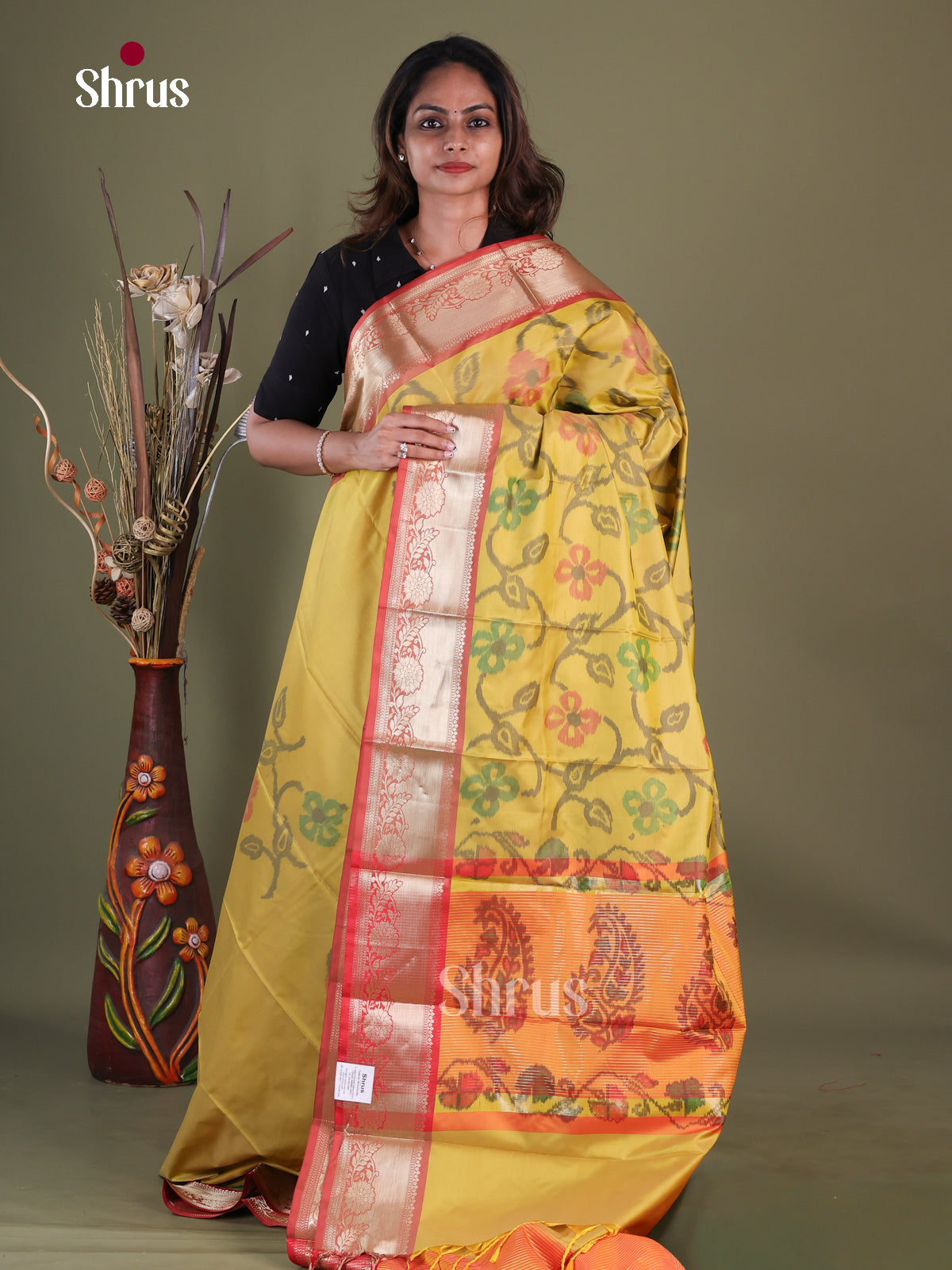 Semi Pochampally Saree - EFS30296