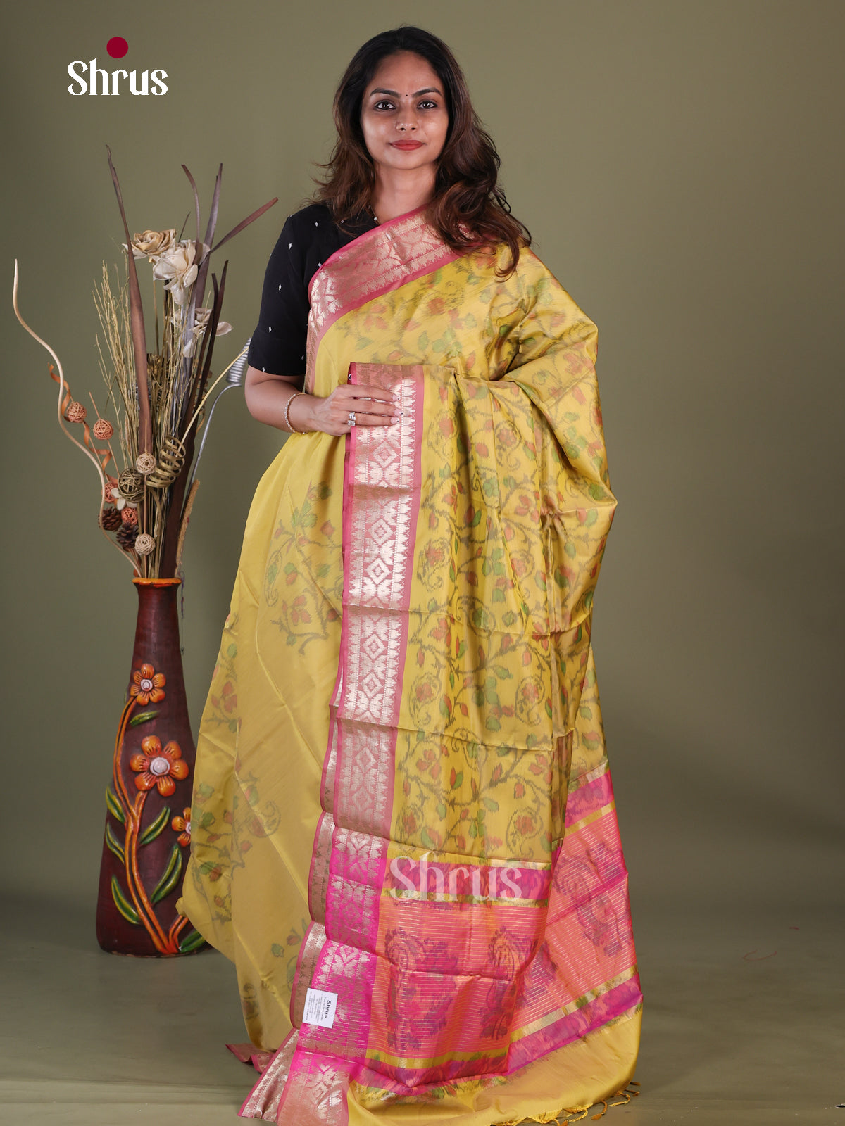 Semi Pochampally Saree - EFS30297