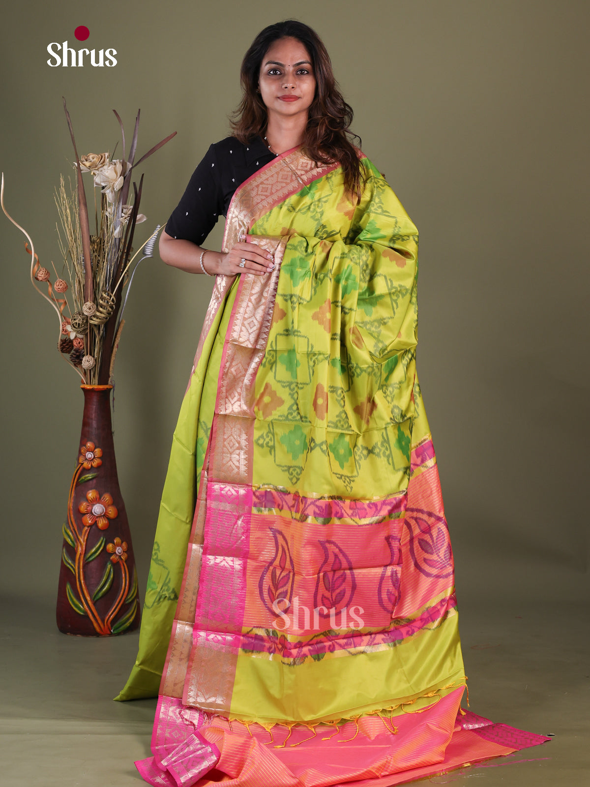 Semi Pochampally Saree - EFS30302