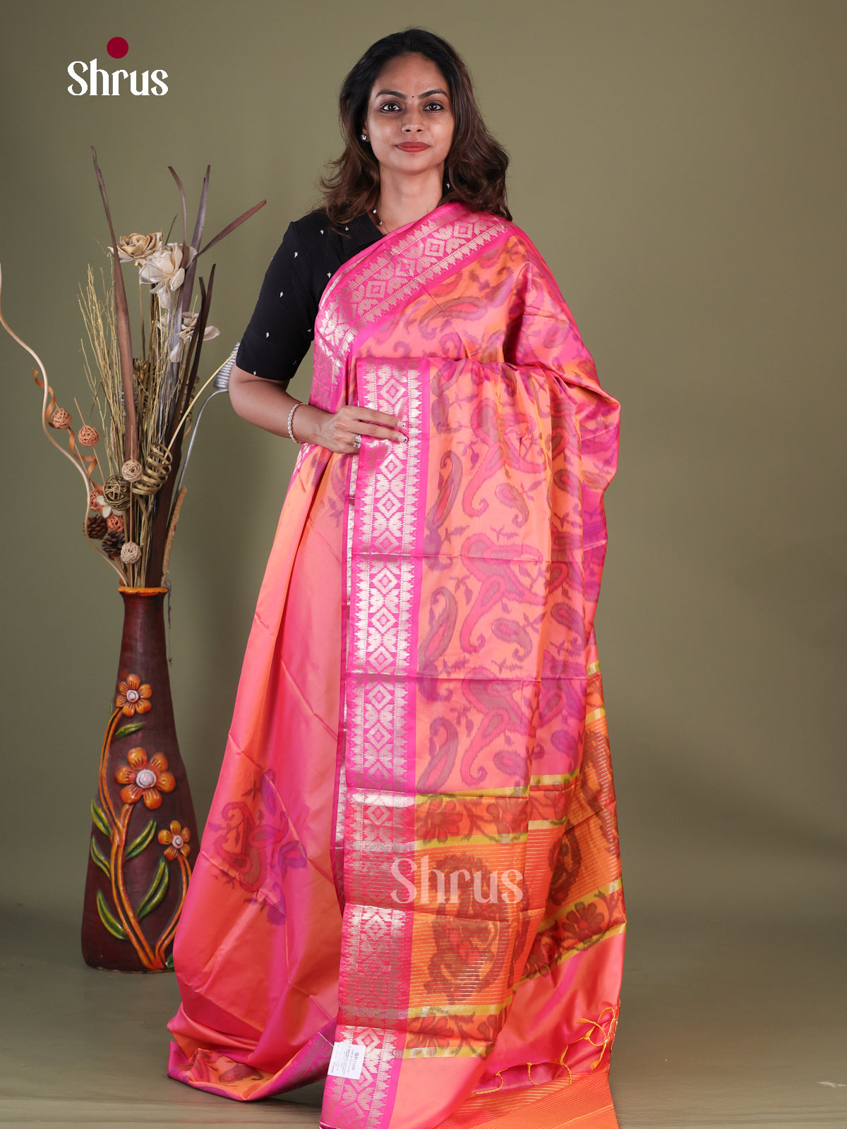 Semi Pochampally Saree - EFS30308