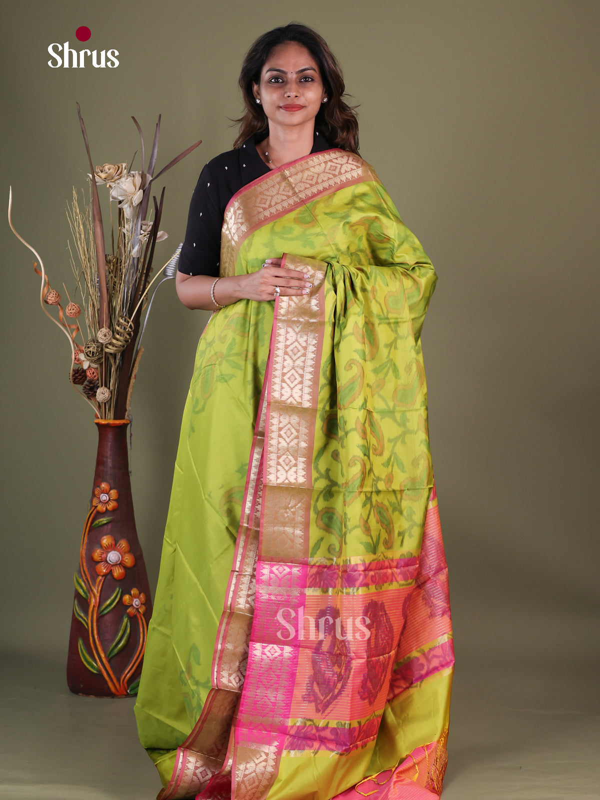 Semi Pochampally Saree - EFS30309