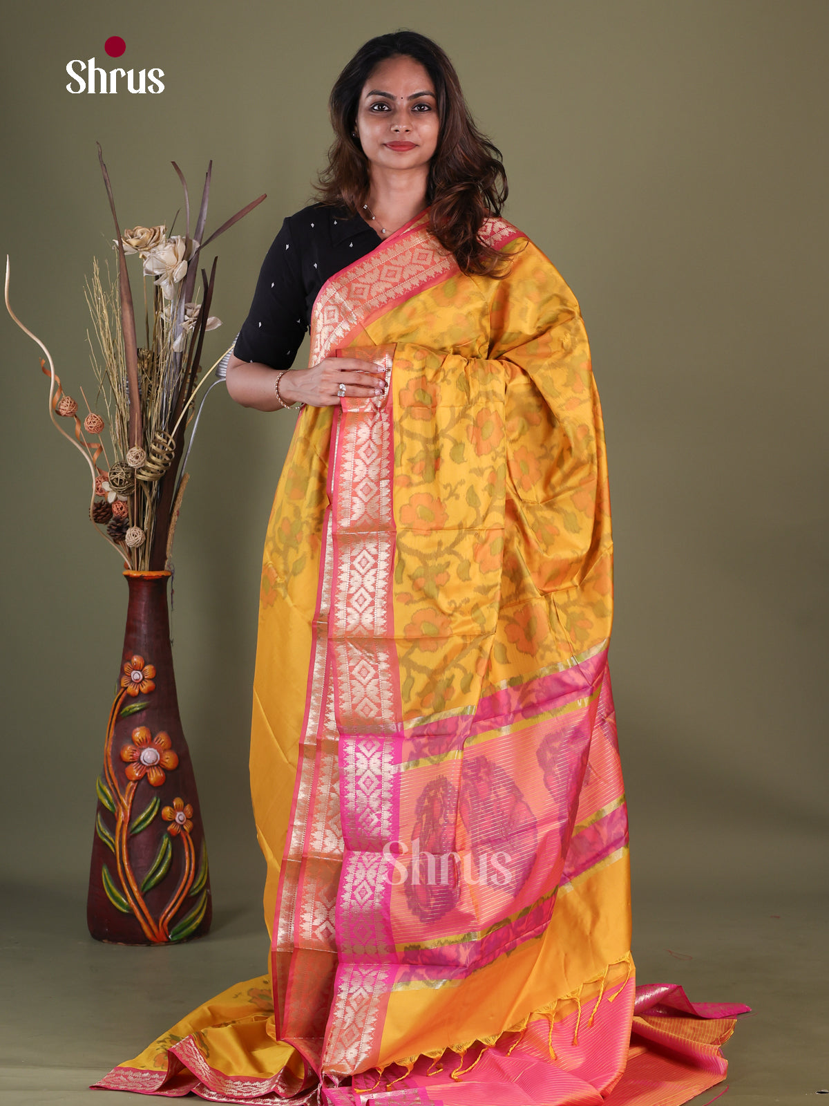 Semi Pochampally Saree - EFS30313