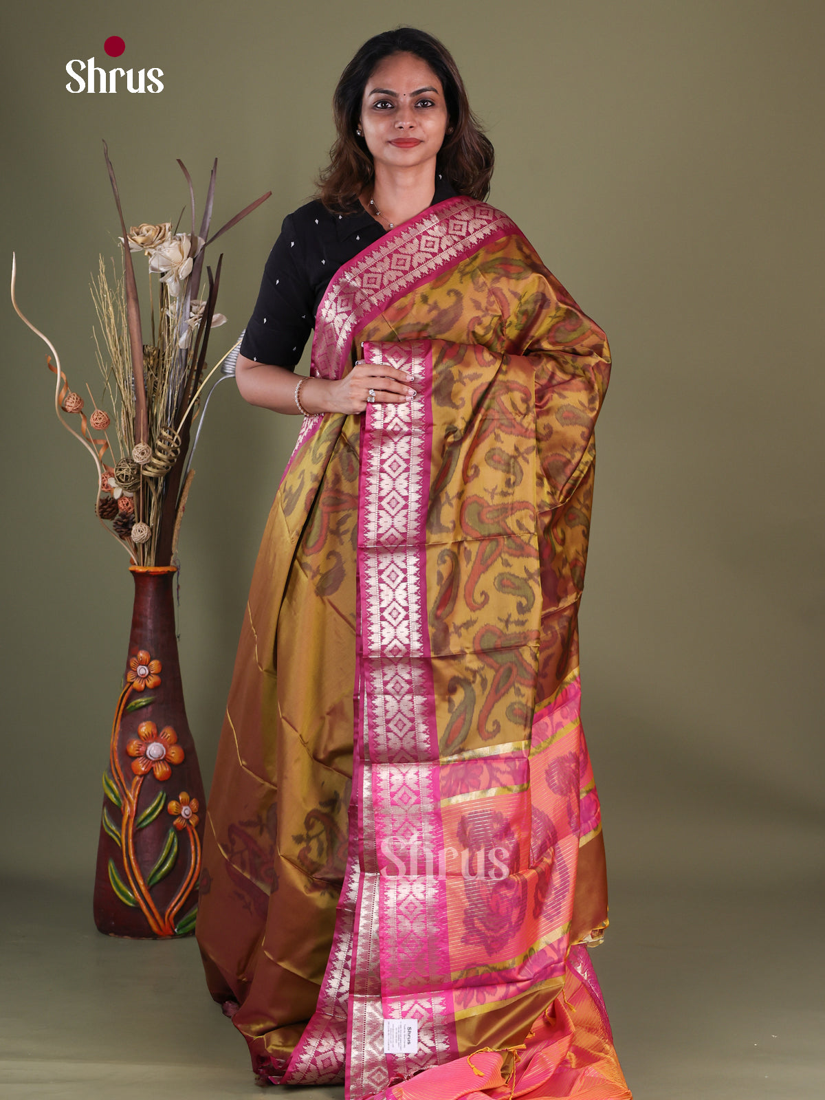 Semi Pochampally Saree - EFS30315