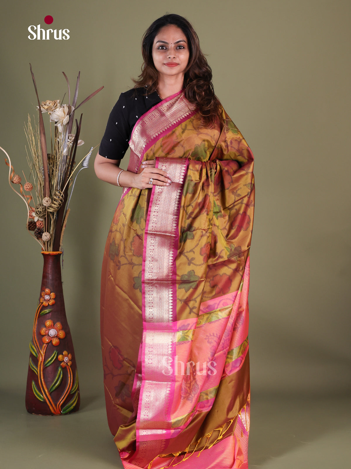 Semi Pochampally Saree - EFS30317