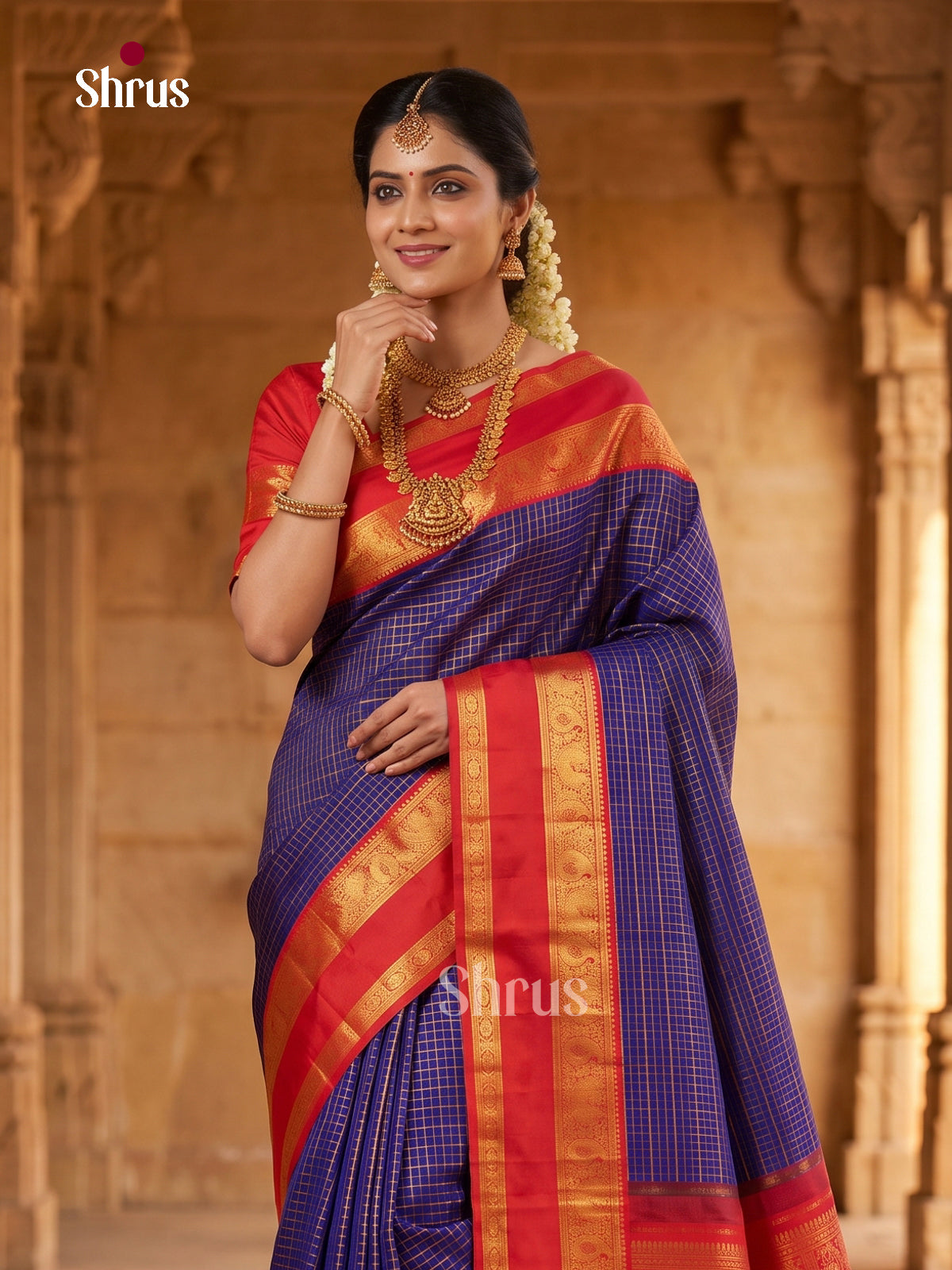 Kanchipuram silk Saree - EFS30344