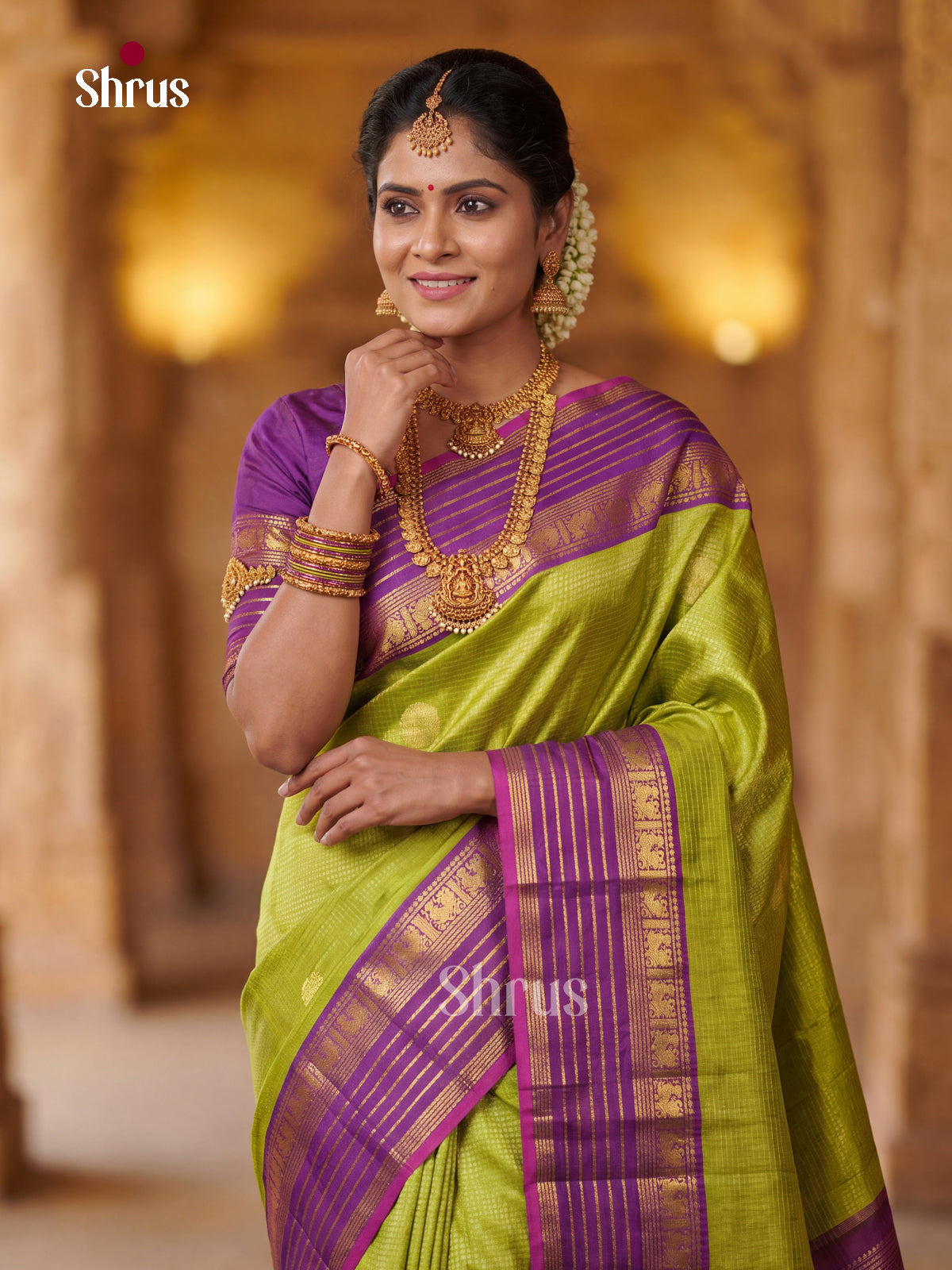 Kanchipuram silk Saree - EFS30355