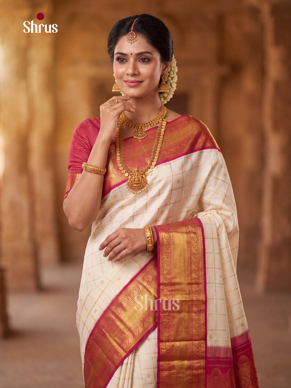 Kanchipuram silk Saree - EFS30356