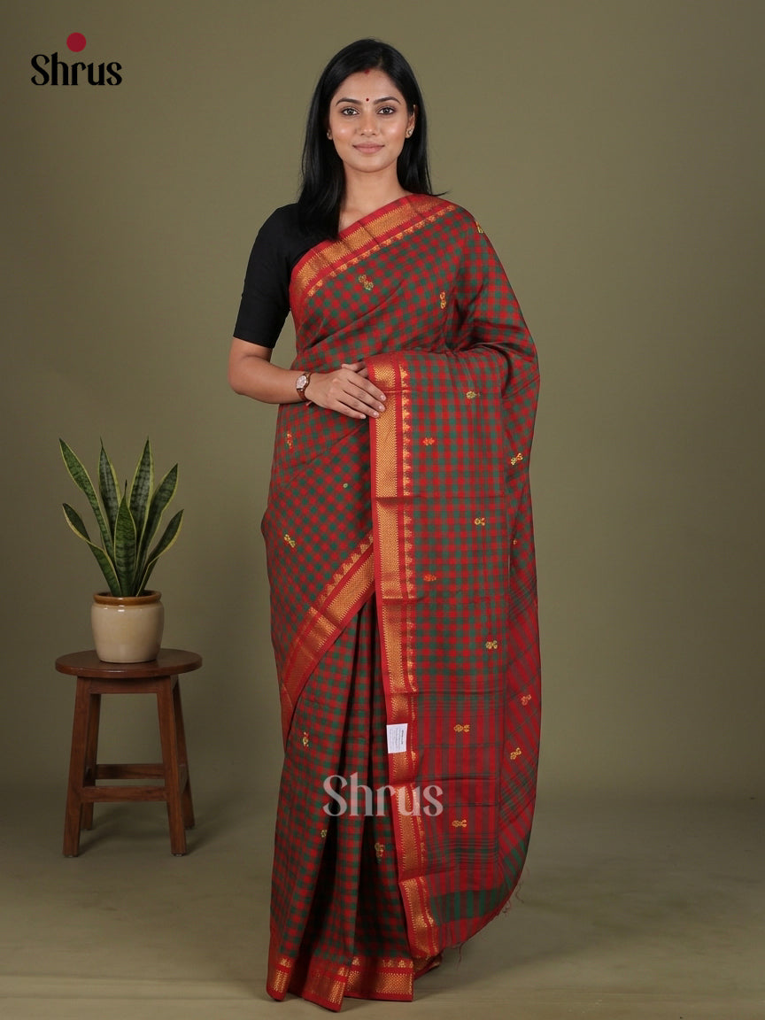 Chettinad Mix Cotton Saree - EGS01001 - Shop on Shrus.com