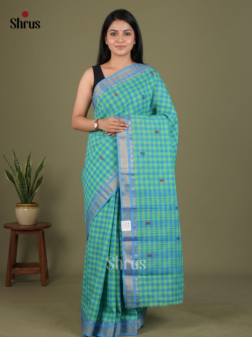 Chettinad Mix Cotton Saree - EGS01004 - Shop on Shrus.com