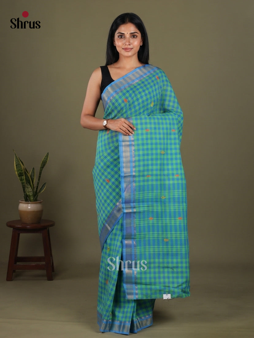 Chettinad Mix Cotton Saree - EGS01005 - Shop on Shrus.com
