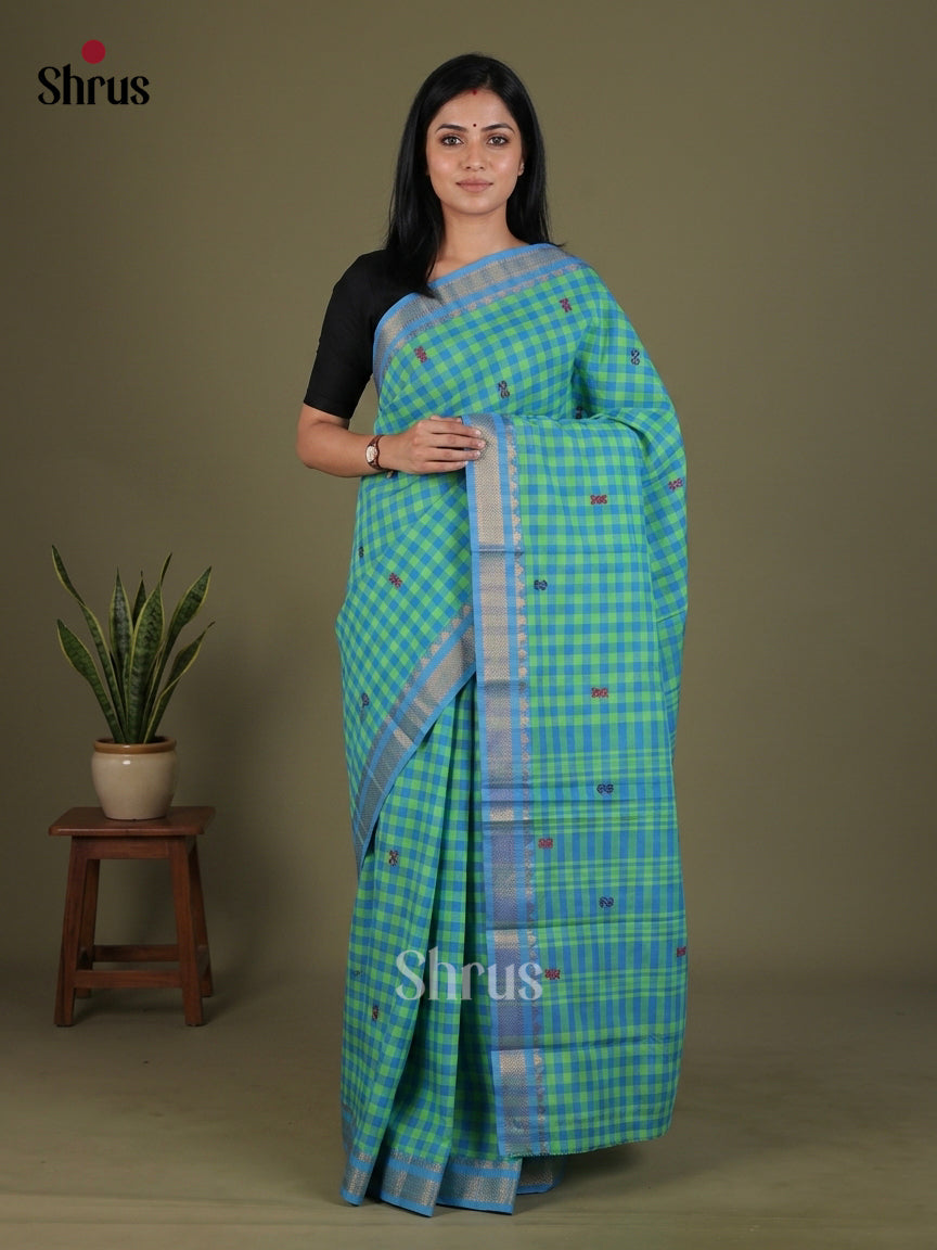 Chettinad Mix Cotton Saree - EGS01007 - Shop on Shrus.com