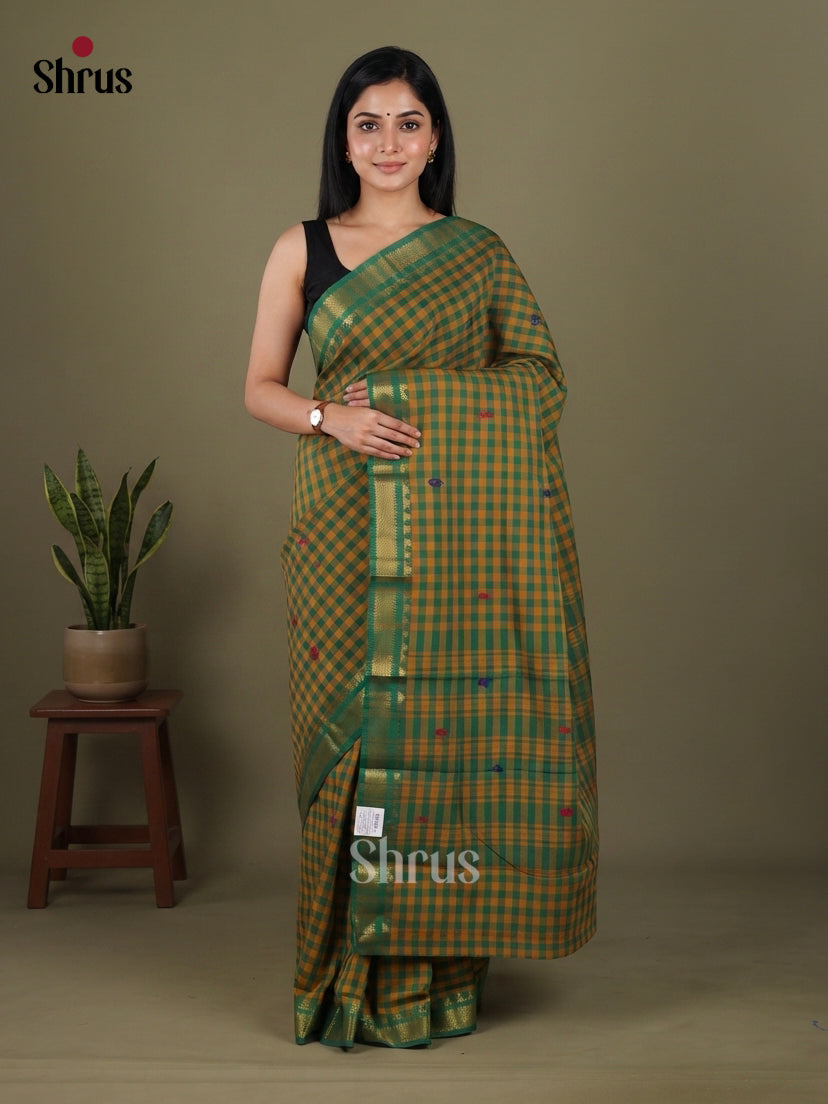 Chettinad Mix Cotton Saree - EGS01008 - Shop on Shrus.com