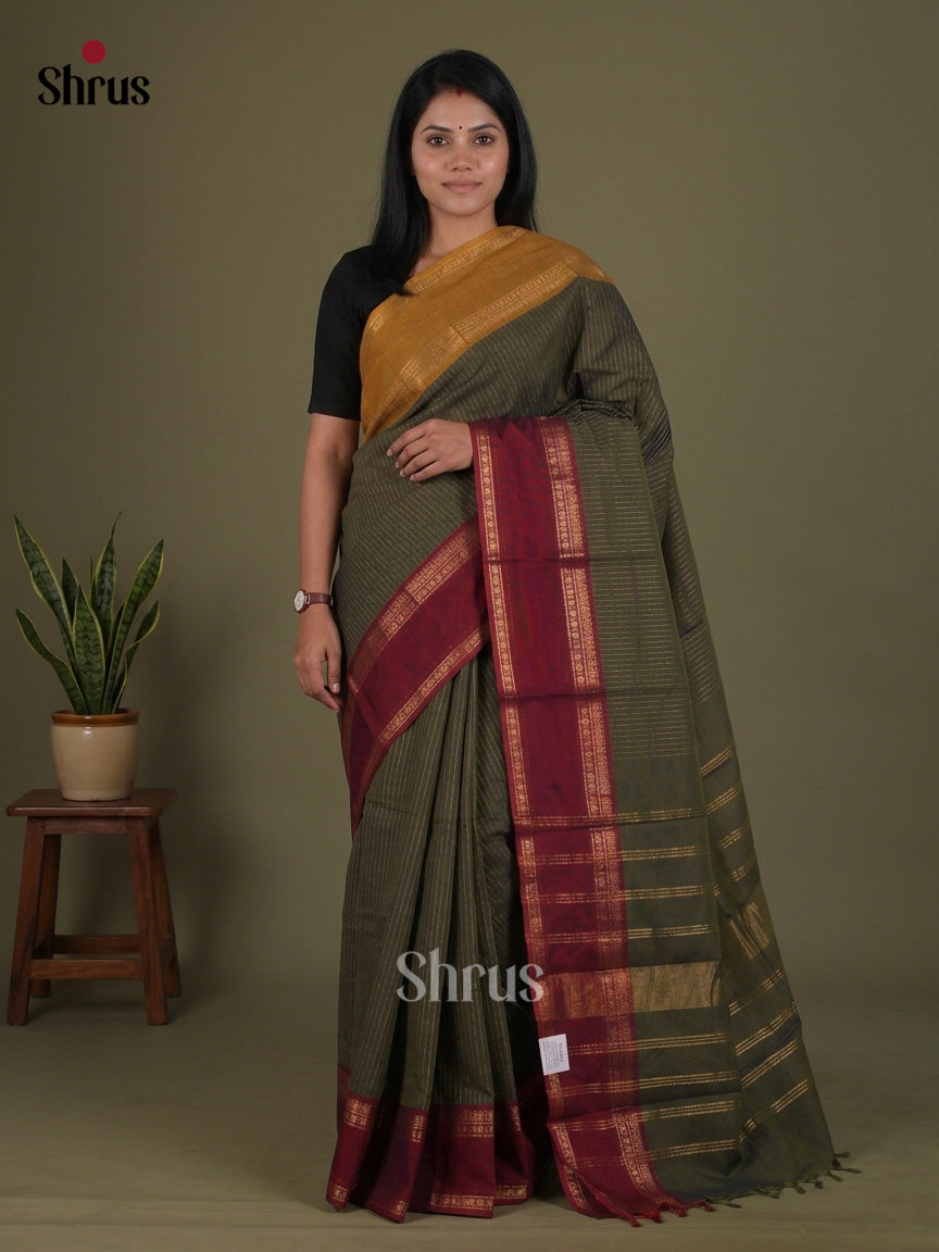 Chettinad Cotton Saree - EGS01031 - Shop on Shrus.com