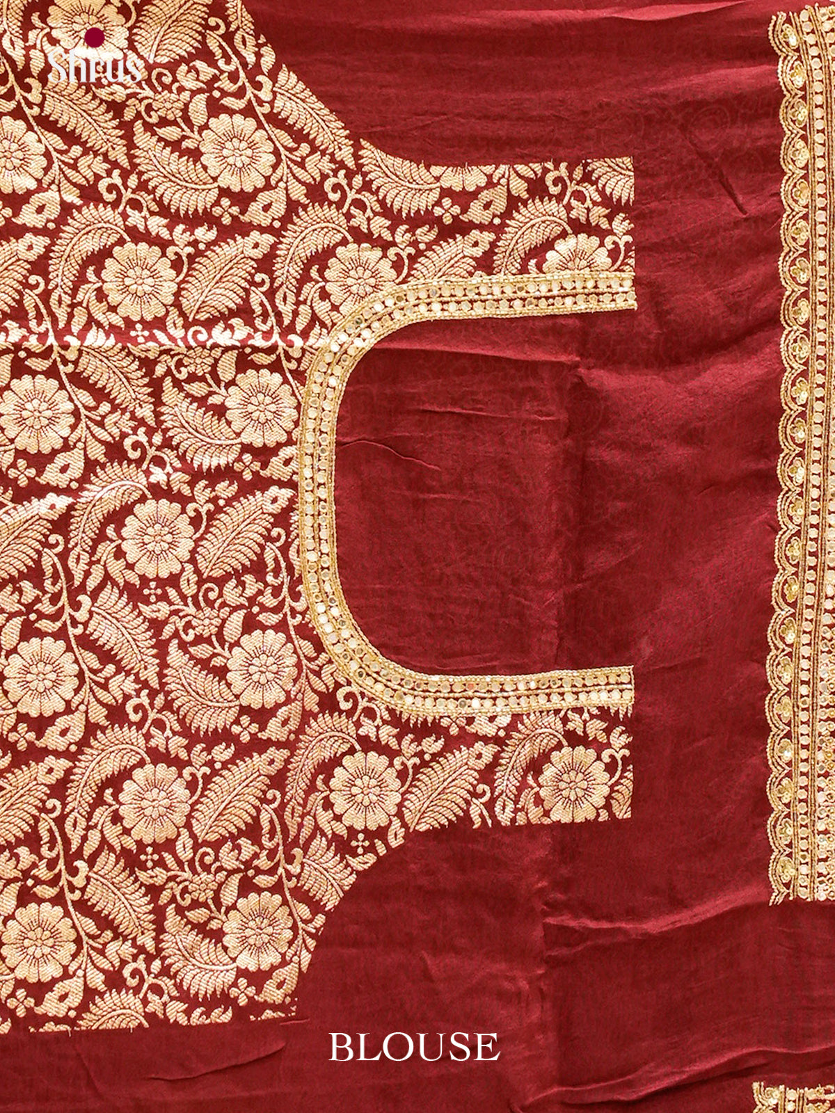 Black Modal Silk Saree — Ajrakh Hand Block Print — EGS01067 - Shop on Shrus.com