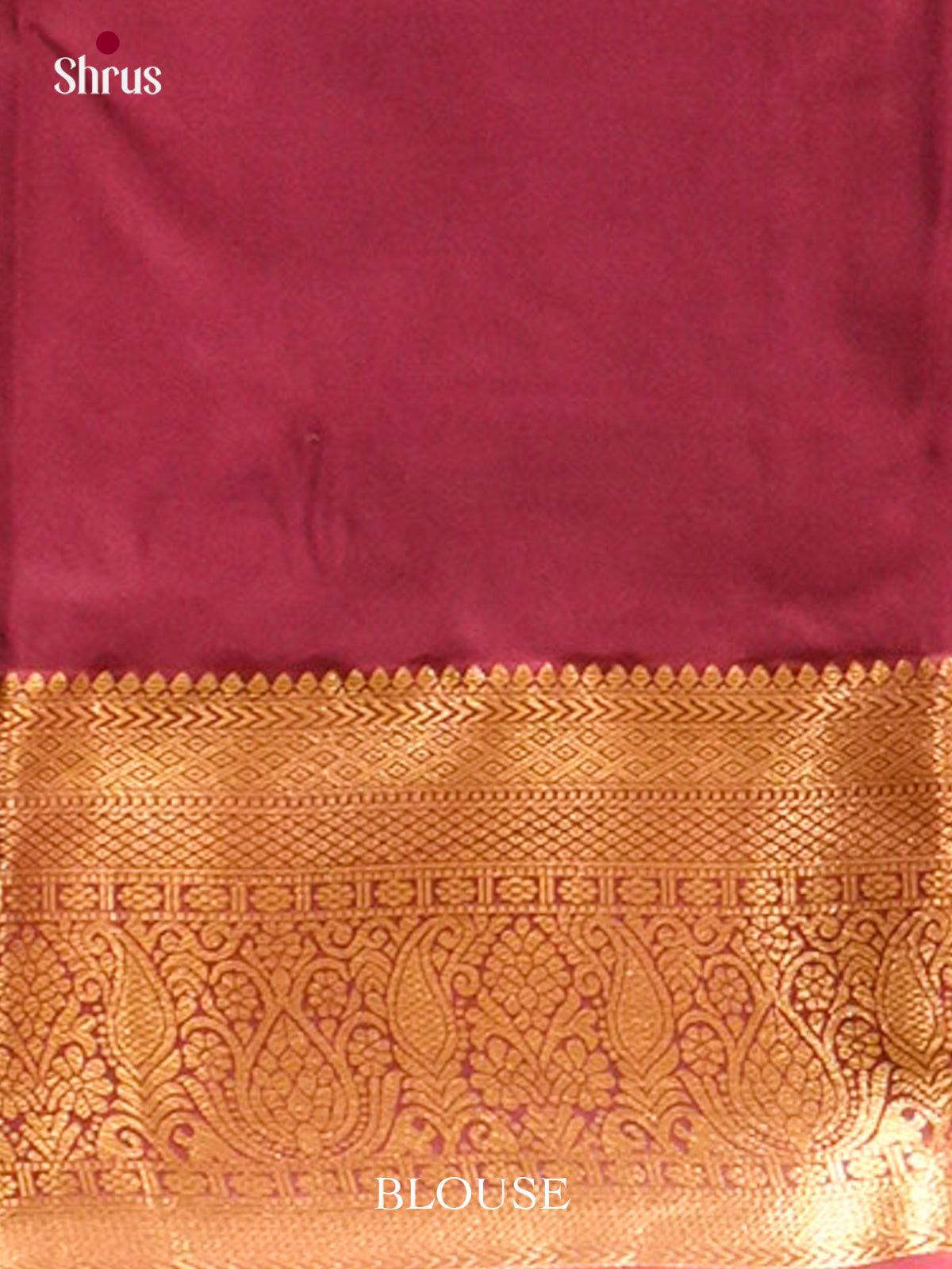 Dark Green Halfpure Kanchipuram Silk Saree with Floral Buttas | Pink Contrast Border — Contrast Border with Motifs