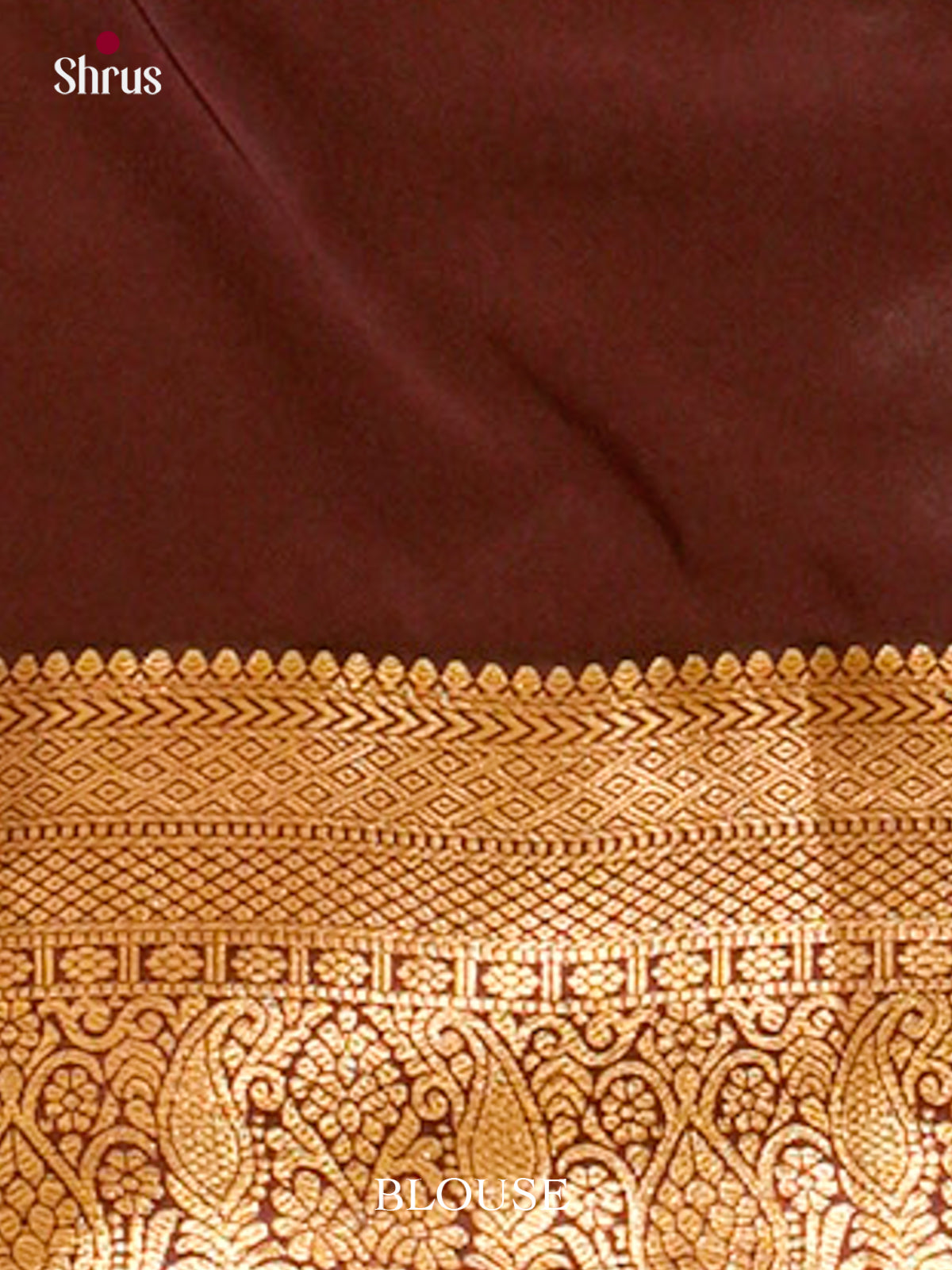 Sea Green Halfpure Kanchipuram Silk Saree with Floral Buttas | Dark Maroon Contrast Border — Contrast Border with Motifs