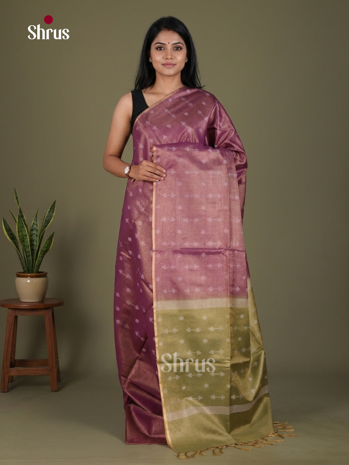 Semi Tissue Saree - EGS01116 - Shop on Shrus.com