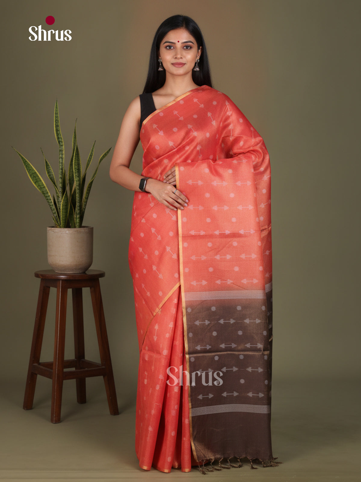 Semi Tissue Saree - EGS01123 - Shop on Shrus.com