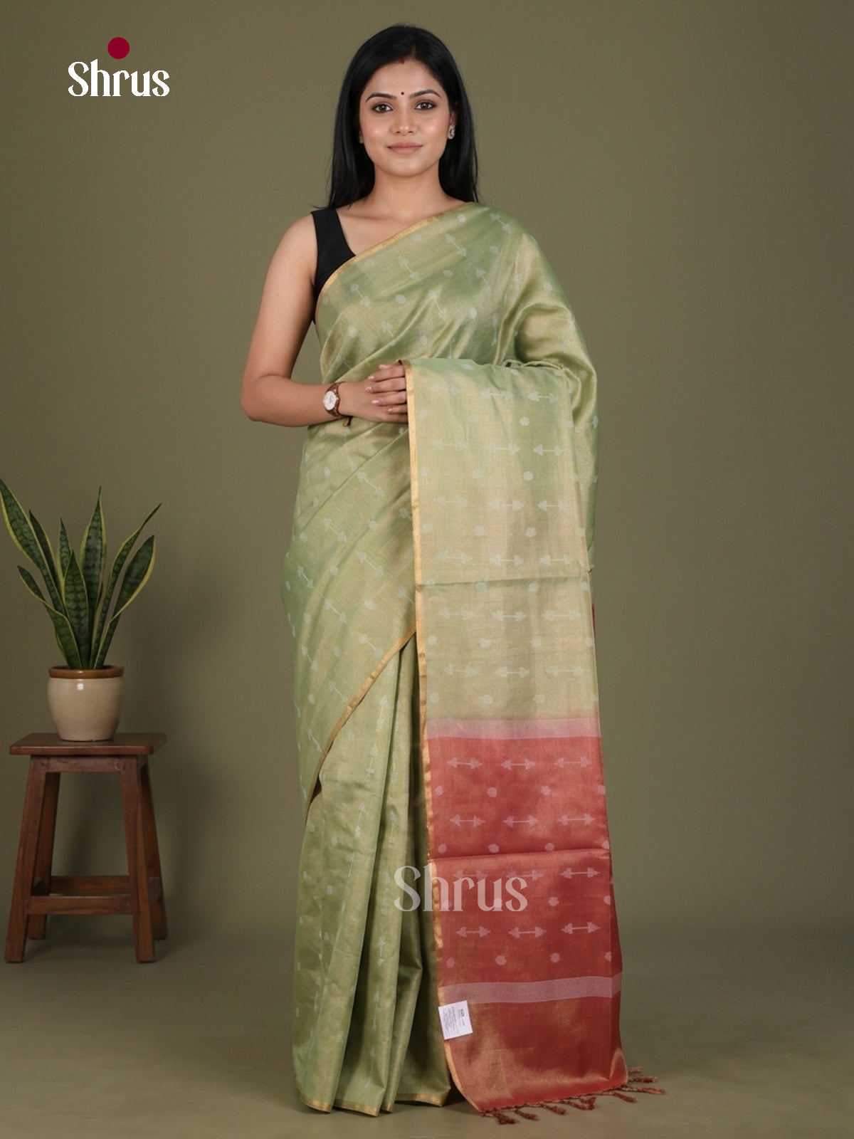 Semi Tissue Saree - EGS01129 - Shop on Shrus.com