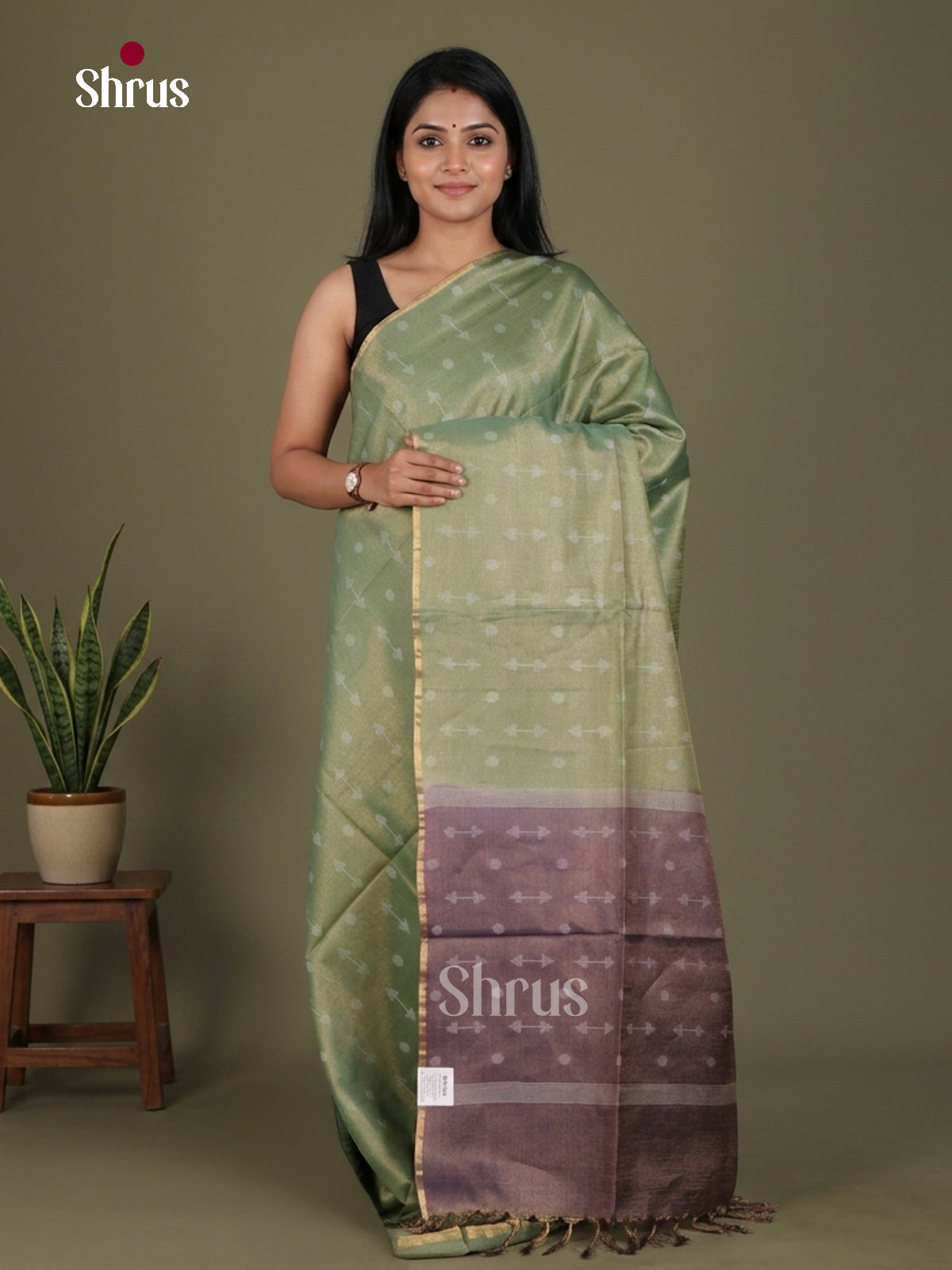 Semi Tissue Saree - EGS01130 - Shop on Shrus.com