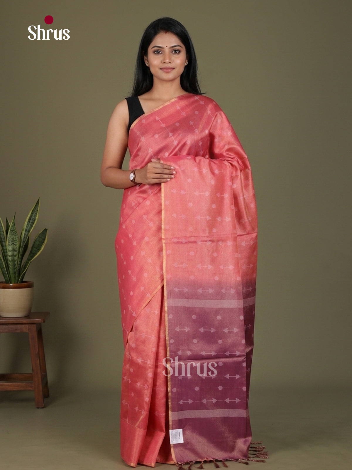 Semi Tissue Saree - EGS01131