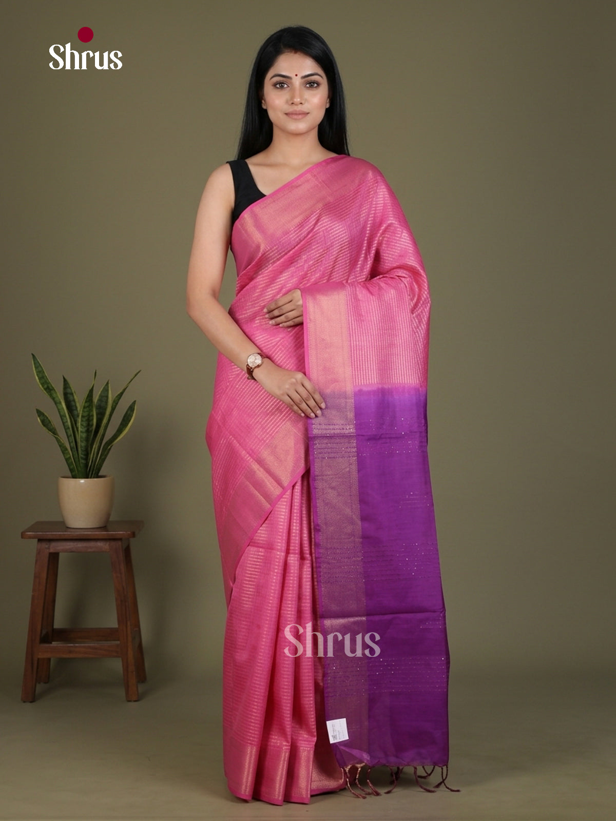 Semi Tussar Saree - EGS01136
