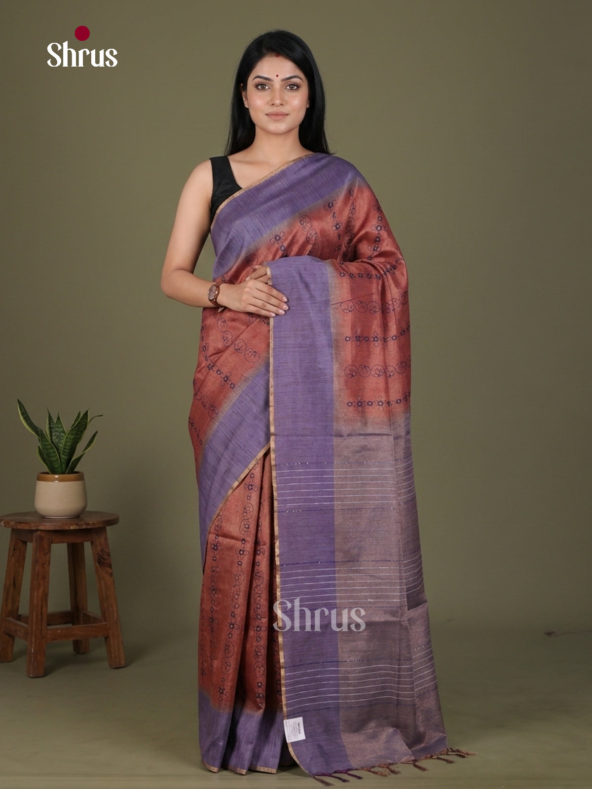 Tissue Embroidery Saree - EGS01162 - Shop on Shrus.com