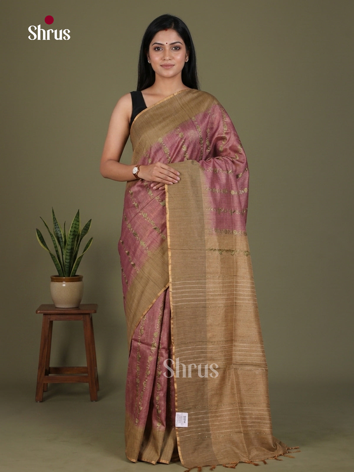 Tissue Embroidery Saree - EGS01168 - Shop on Shrus.com