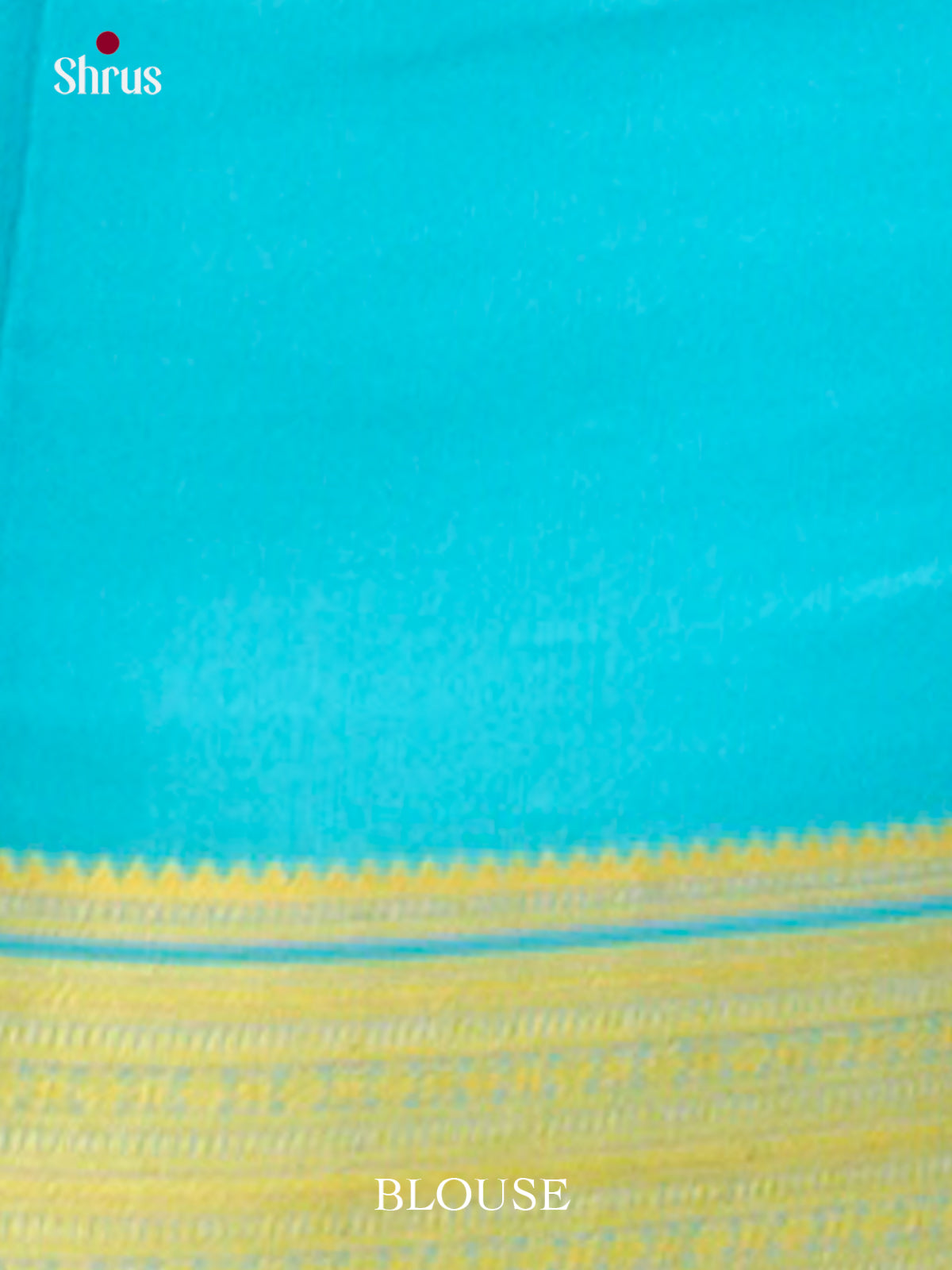 Cream Mysore Silk Saree with Floral Buttas | Sky Blue Contrast Border