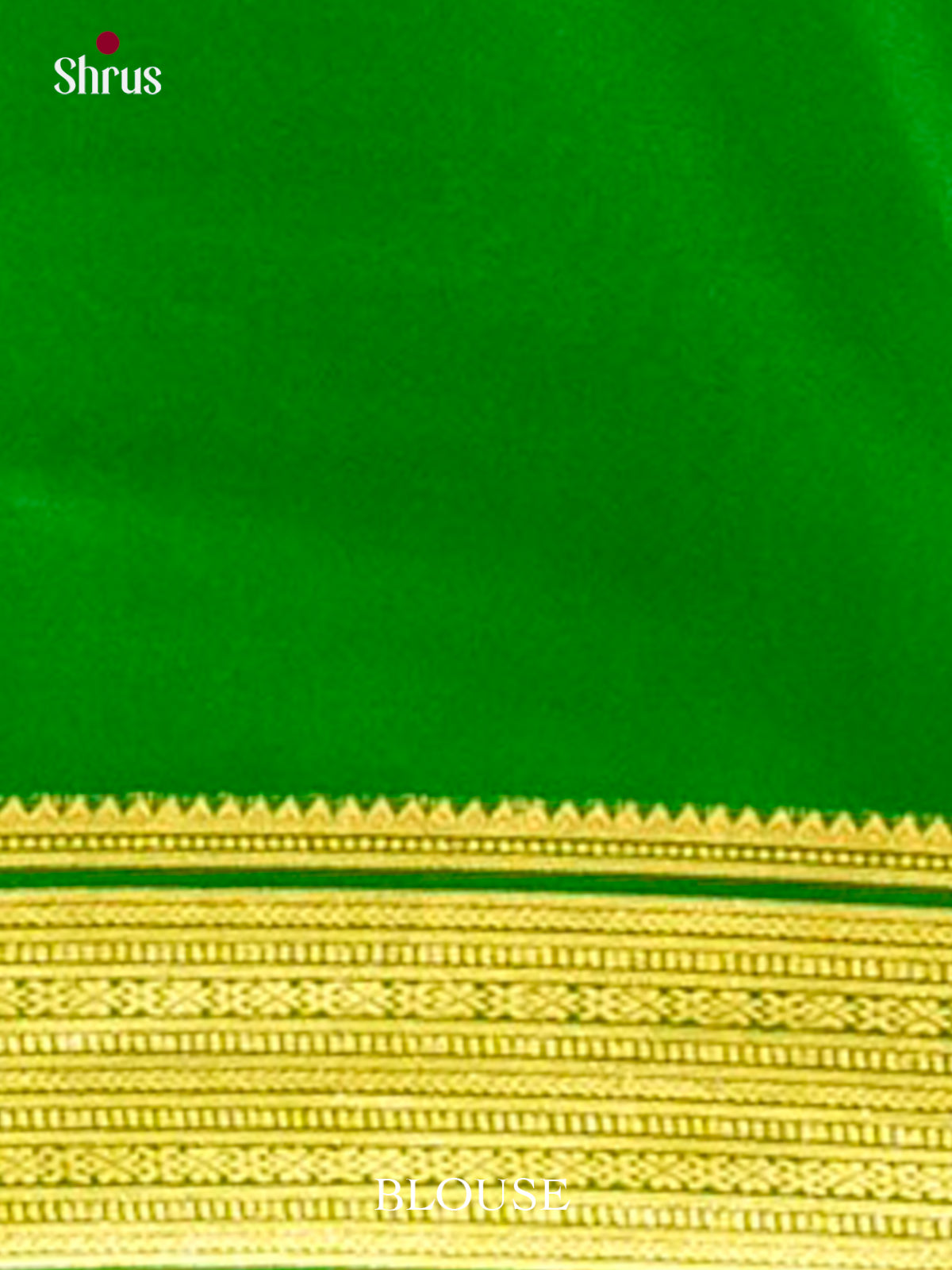 Purple Mysore Silk Saree with Floral Buttas | Parrot Green Contrast Border — Contrast Border with Motifs - Shop on Shrus.com