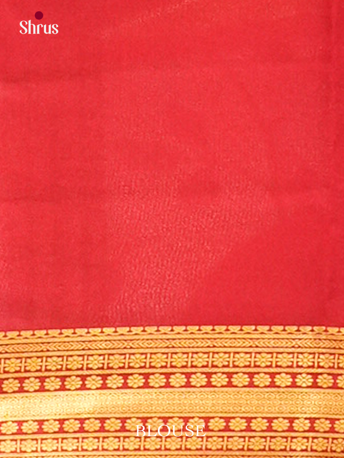 Pista Green Mysore Silk Saree with Floral Buttas | Red Contrast Border - Shop on Shrus.com