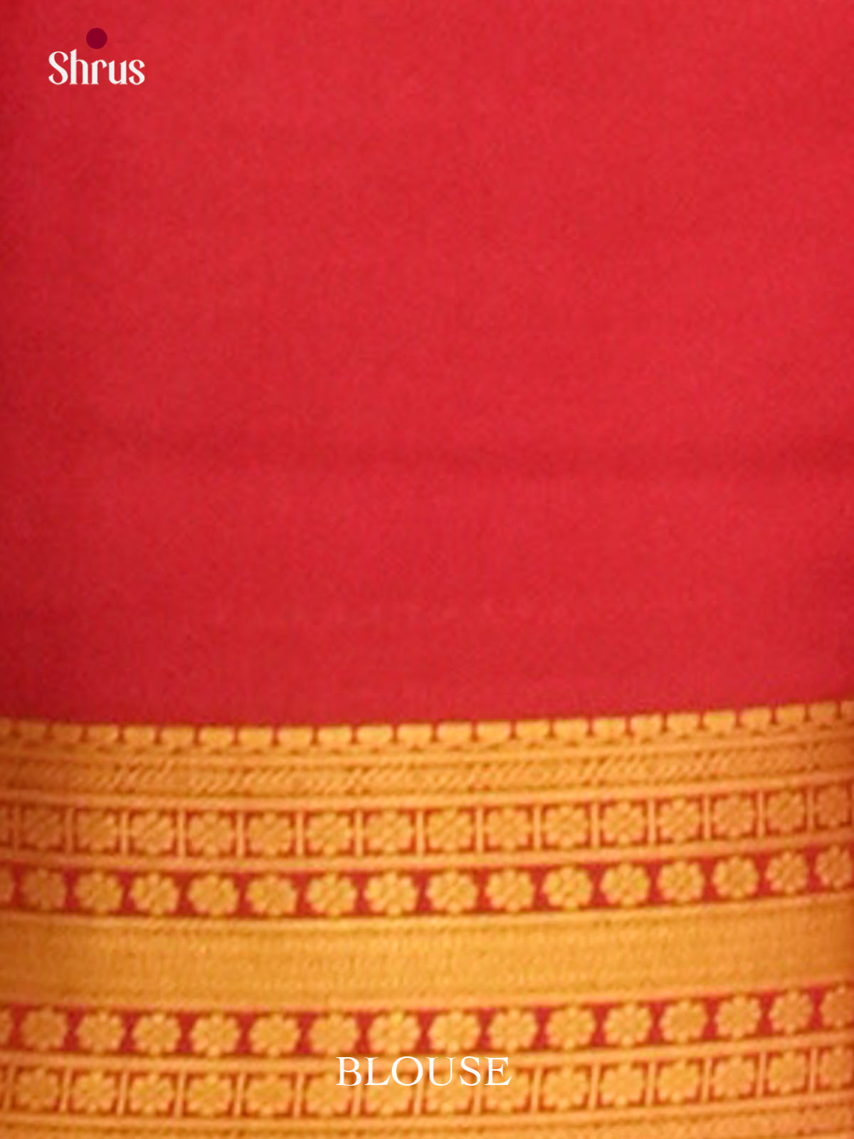 Cream Mysore Silk Saree with Floral Buttas | Red Contrast Border — EGS02035 - Shop on Shrus.com