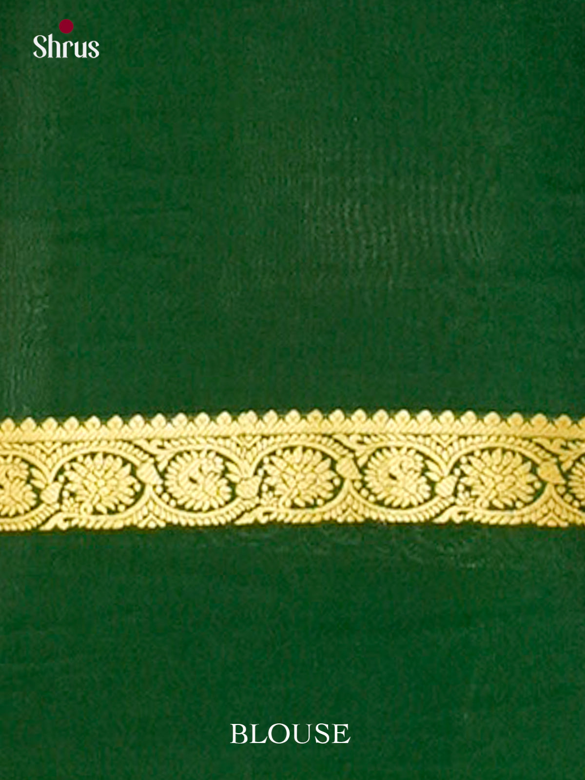 Mustard Mysore Silk Saree with Floral Buttas | Green Contrast Border