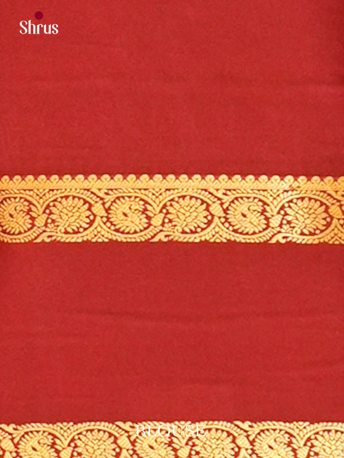 Parrot Green Mysore Silk Saree with Floral Buttas | Red Contrast Border