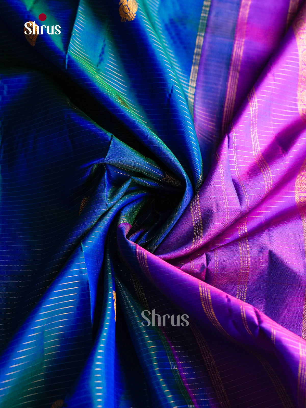 Kanchipuram silk 9Yards Saree - EGS03209